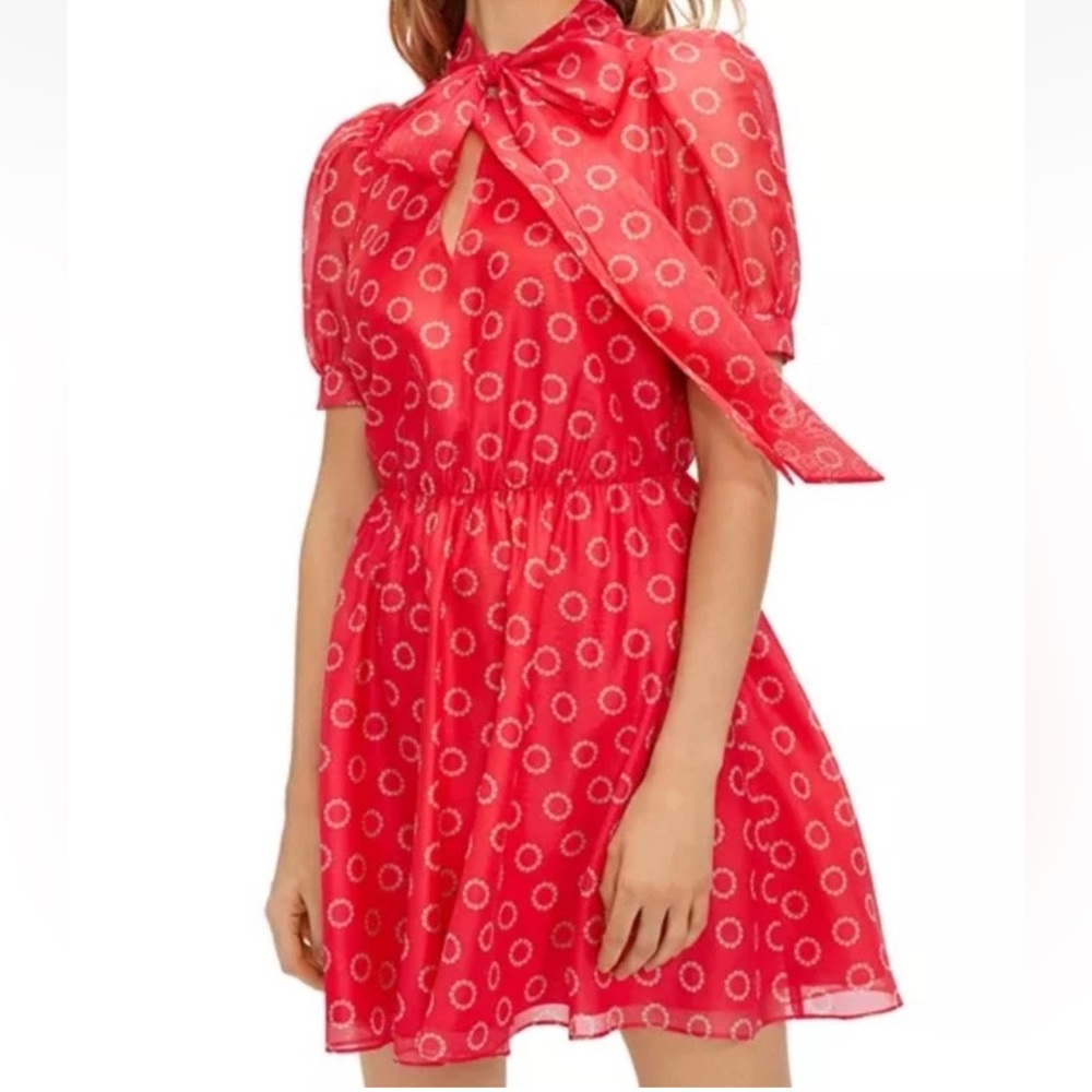 Ted Baker London Dress Size 5 Dotty Puffy